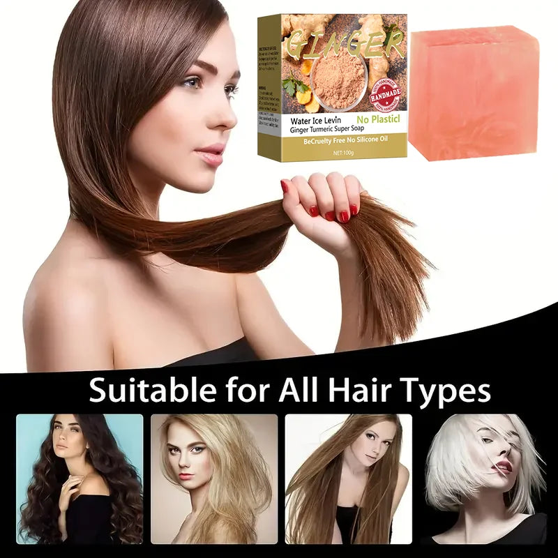 Turmeric Super Soap Shampoo Cold Process Soap Shampoo Shampoo Bar Pure Plant Shampoo Shampoo Hair Treatment