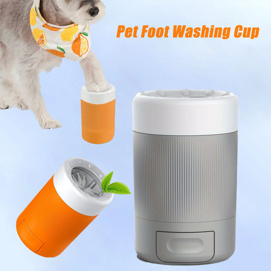 Dog Paw Cleaner Cup For Dog Out Cleaning Grooming Pet Foot Washing Cup For Small Medium Dogs/Cats Pet Foot Cleaner Automatic
