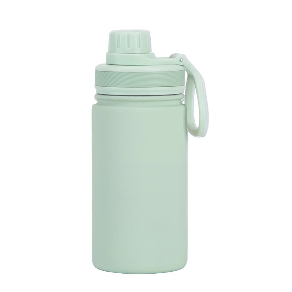 350ml Stainless Steel Sports Water Bottle, 316 Stainless Steel Sports Handle Cover, Outdoor Sports Insulated Thermos