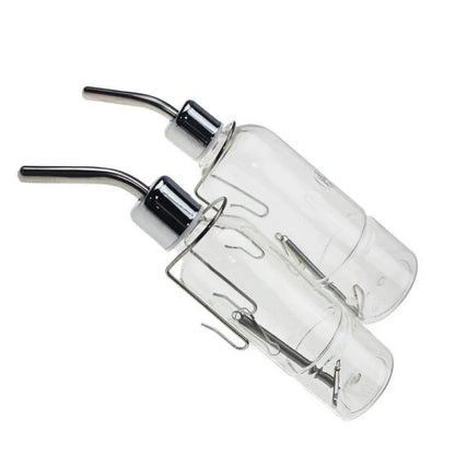 Water Bottles for Rabbit Ferret Small Bird Guinea Pigs Rats Hamster Cage Hanging Liquid Feeder for Small Animals Puppy 180/350ML