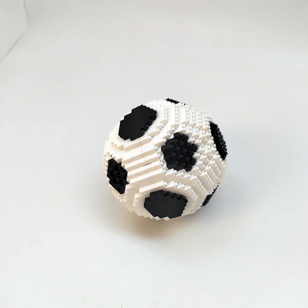 Sport  DIY Mini Building Blocks: Soccer & Basketball Set Creative Assembled Toys, Ideal Gift for Sports Fans, Unique Room Decor