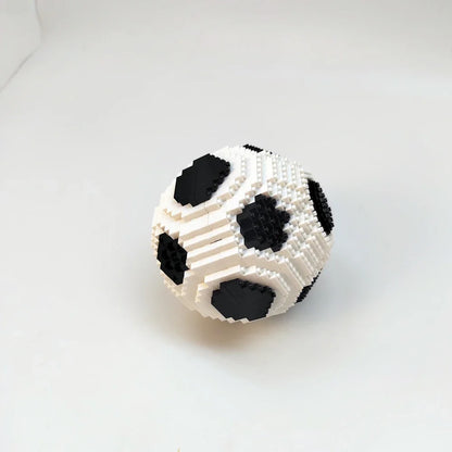 Sport  DIY Mini Building Blocks: Soccer & Basketball Set Creative Assembled Toys, Ideal Gift for Sports Fans, Unique Room Decor