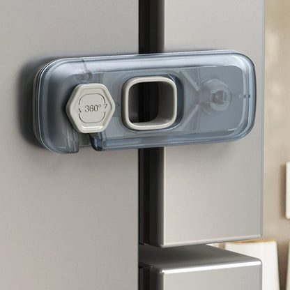 5pcs Home Refrigerator Lock Self-Adhesive Fridge Freezer Door Catch Lock Toddler Kids Child Cabinet Safety Lock Baby Safety Lock