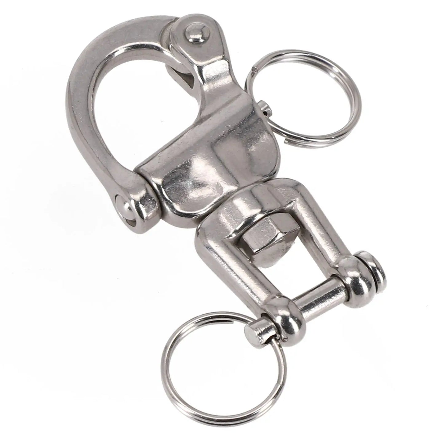 Boat Parts Swivel Shackle Sailboat Sailing Silver Spare Parts Spring Hand Drawn 316 Stainless Steel Accessories