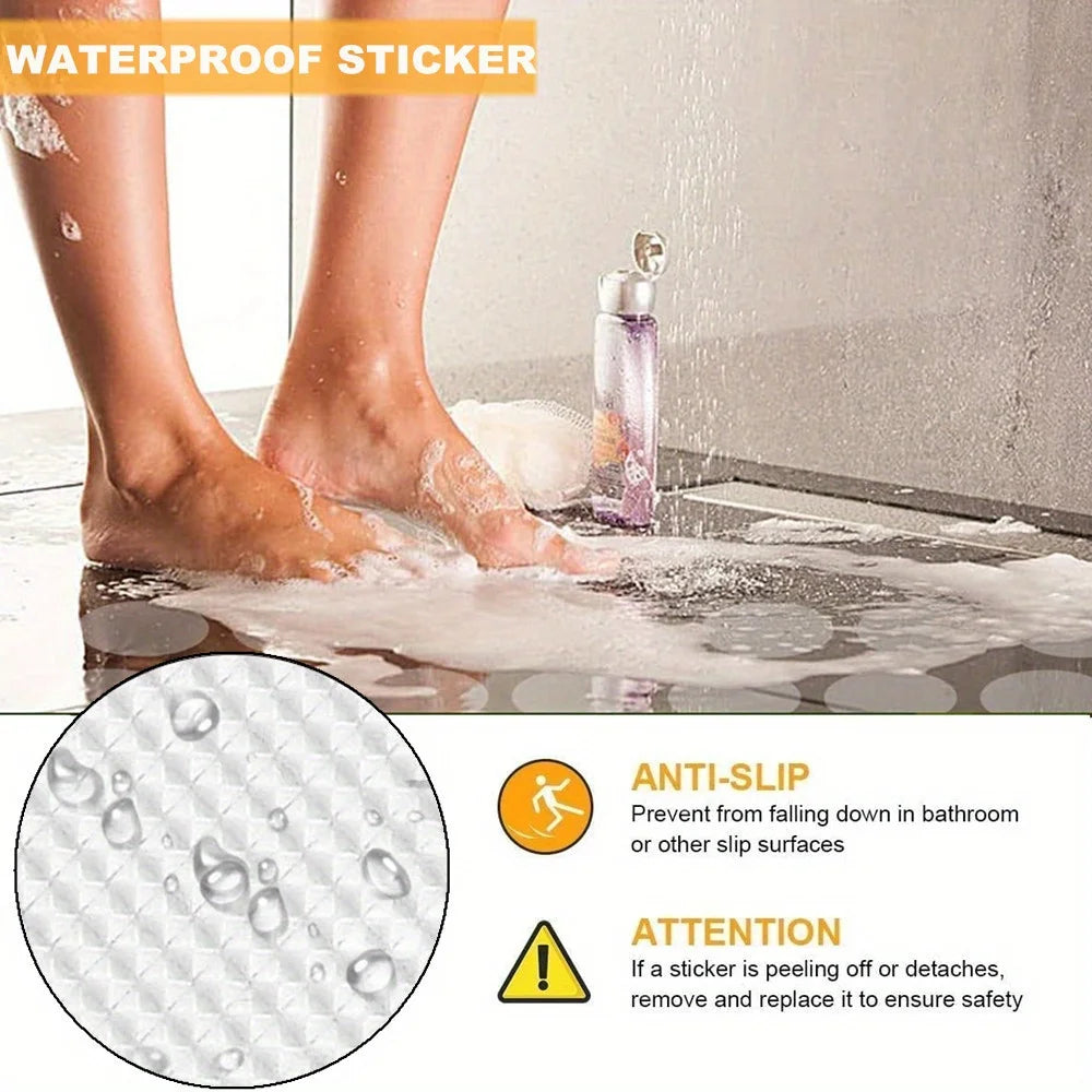 6/12/24/40 Pcs Anti Slip Strips Shower Stickers Colored Non Slip Bath Safety Strips for Bathtub Shower Stairs Floor