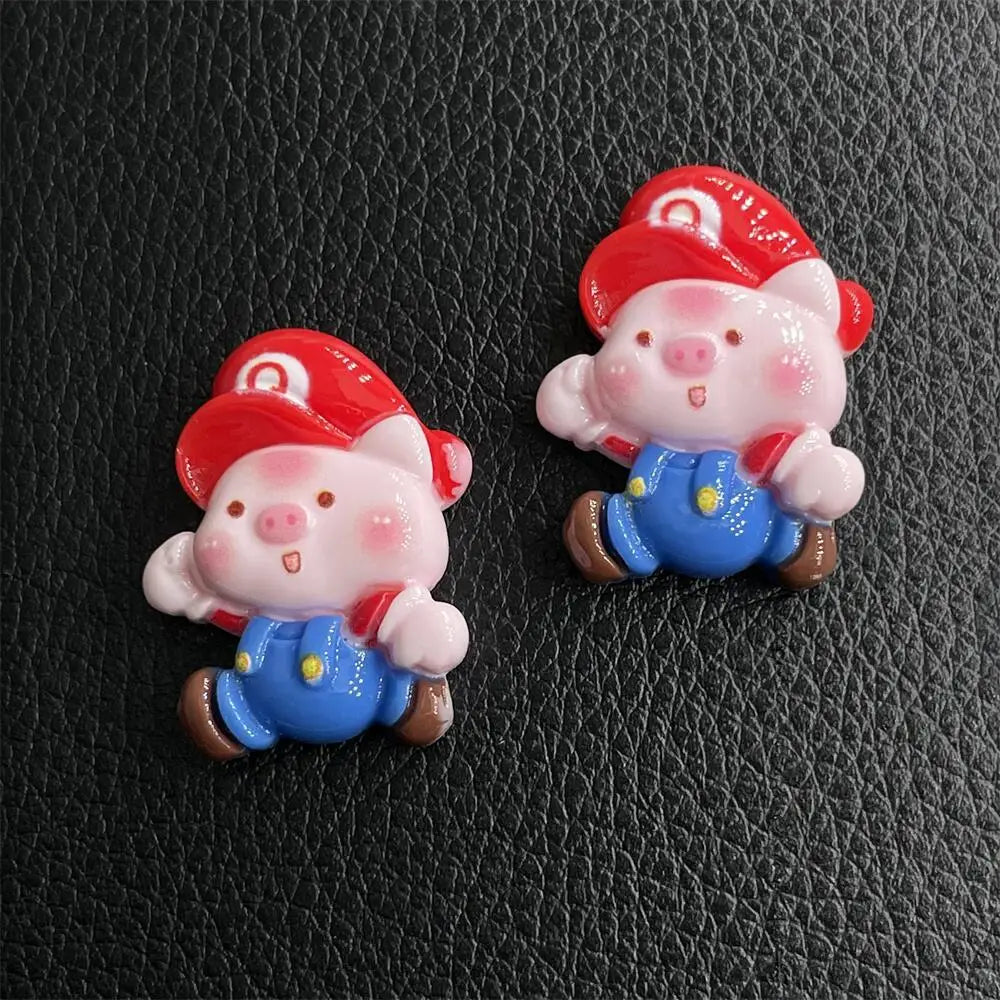 100pcs Cartoon porker Sanrio diy resin accessories accessories handmade hairpins mobile phone cases headwear supplies