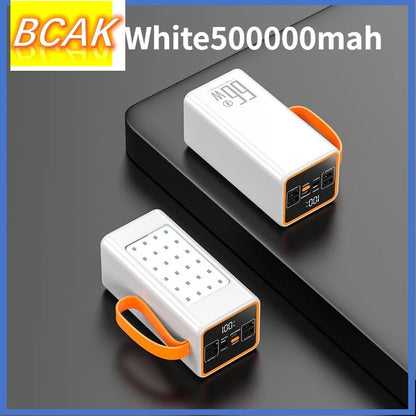 BCAK Brand Upgraded Version Super power bank fast charging with LED Super Large Capacity 500000mah 100000mah 200000mah 300000mah