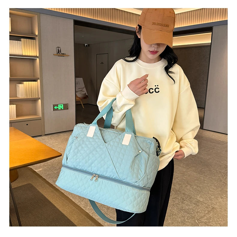 Large Capacity Travel Bags Luggage Organizer Bag Handbag Waterproof Portable Foldable Travel Clothes Storage Bag Shoulder Bags