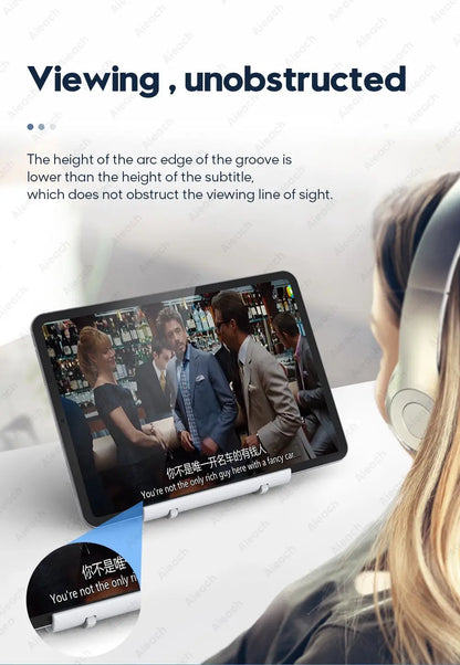 AIEACH Tablet Phone Stand iPad Stand For iPad Pro iPhone Xiaomi Adjustable Desktop Tablet Support Phone Holder Tablet Stand