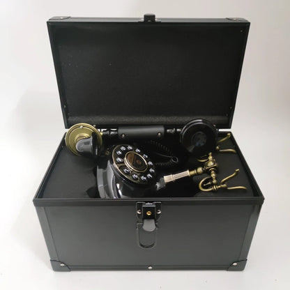 Audio Guest Book Wedding Telephone Classic Retro Craftsmanship Wedding Guestbook For Confessional Wedding Birthday Party Messag