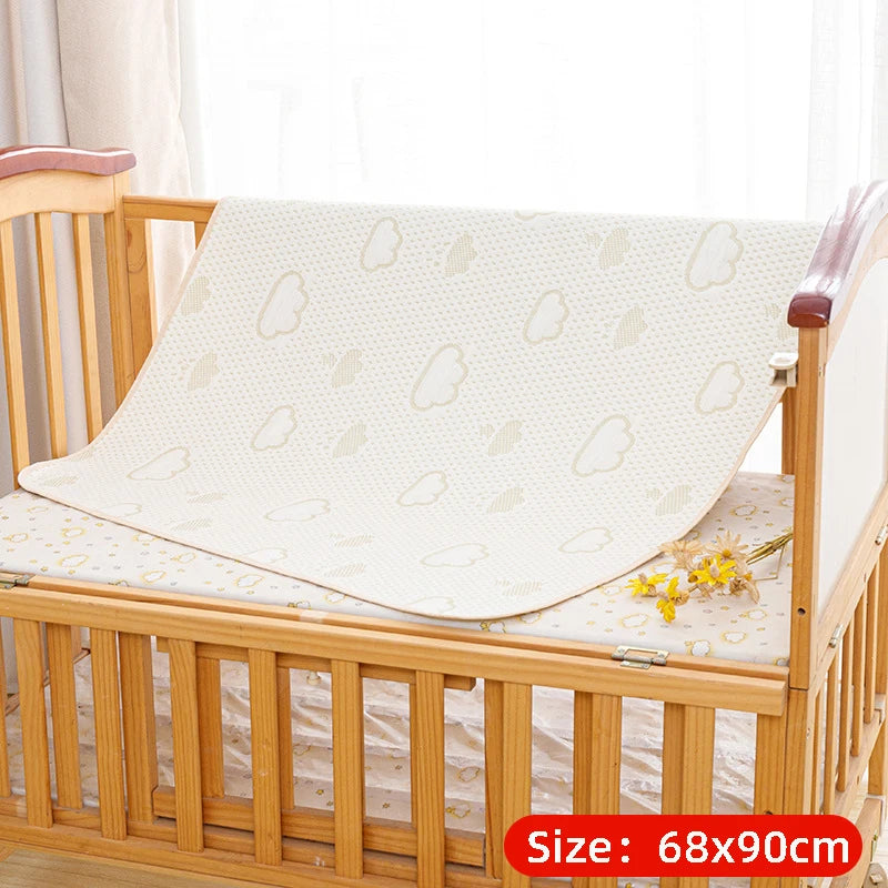 Diaper Changing Pad Changing Mat Covers Washable Waterproof Nappy Newborn Reusable Infant Cotton Urinal Mat Breathable Baby