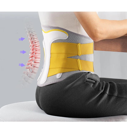 1pcs Back Brace for Lower Back Pain, Breathable Design with Lumbar Support Belt, Back Support Brace for Men and Women, Immediate