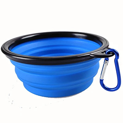 Portable Silicone Pet Feeder Collapsible Car Carry Pet Bowls Food Water Feeding Dog Cat Outdoor Travel food Bowls Container