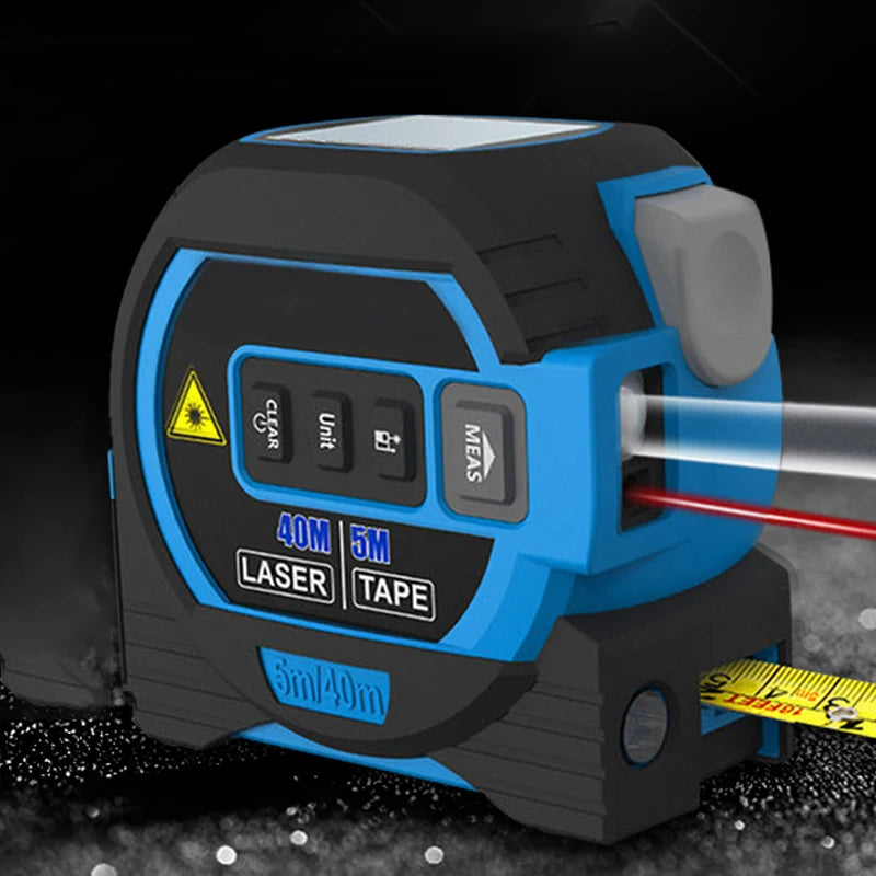 3 In 1  Laser Tape Measure Laser Distance Measuring Rangefinder Infrared High-precision Digital Electronic Ruler Measuring Level