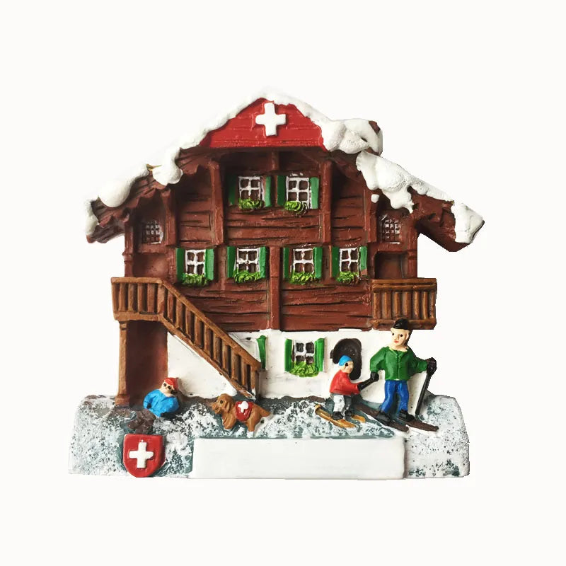 Europe Switzerland 3D Fridge Magnets Tourism Souvenir Refrigerator Magnets Sticker Collection Handicraft Decoration Articles