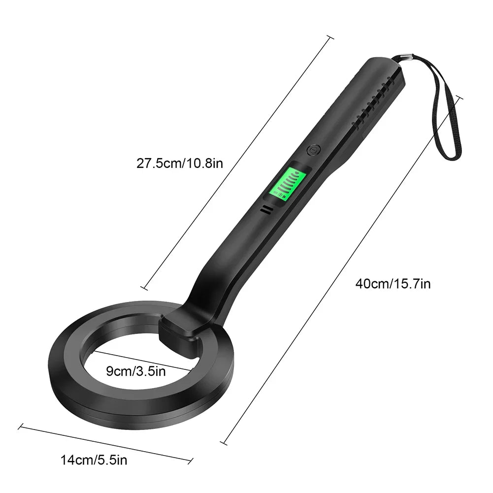 Metal Detector Gold Silver Detector Gold Search Treasure Getector Gold Finder 360 Degree Handheld Alarm Coil Metal Detect Tool