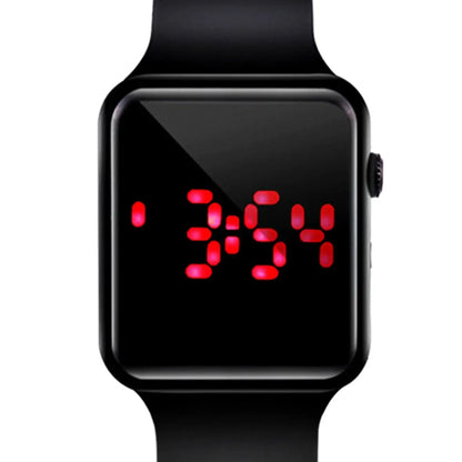 Leisure simple silicone men's electronic watch selected electronic watch gift