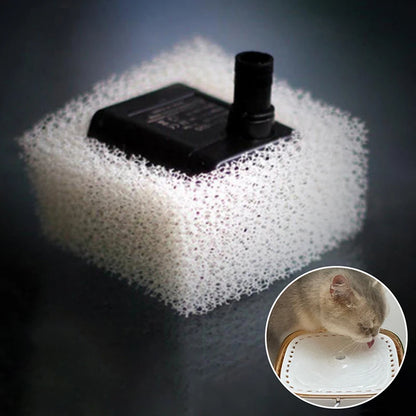 3/10Pcs Cat Water Fountain Water Pump Foam Filter Compatible With Square Dispenser Pre-Filtered For Fresh & Clean Drinking Water