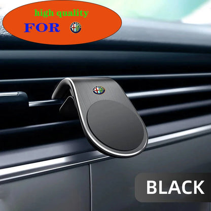 Magnetic Car Phone Holder Air Vent Clip Mount GPS Support  For Alfa Romeo Giulia Stelvio Giulietta Spider GT 4C 8C Mito Brera