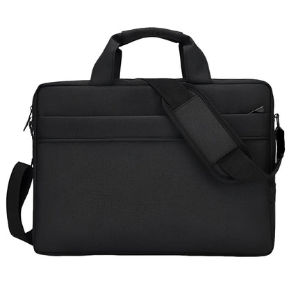Laptop Carrying Case Shockproof Laptop Crossbody Bag Waterproof Nylon Laptop Handbag 3 Compartments for 14 Inch Laptop