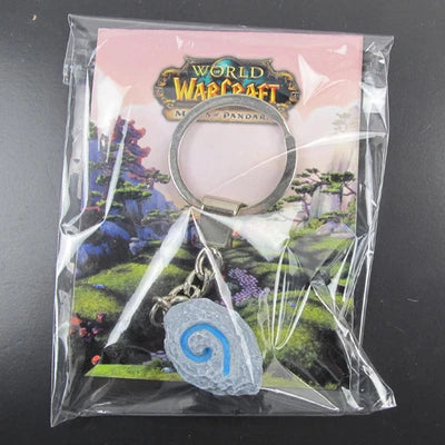 Hearthstone Keychain Game WOW Key rings Lovers Pendants 2 colors for gifts