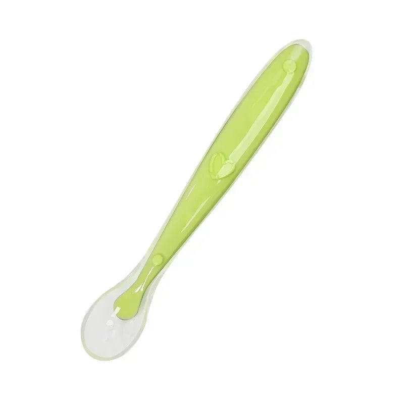 1pcs Silicone Spoon for Baby Infant Feeder Spoons for Children Kids Soft Safety Feeding Spoons BPA Free Baby Utensils Flatware