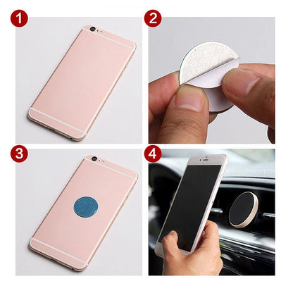 Magnetic Car Phone Holder Air Vent Mount Universal Mobile Smartphone Stand Bracket Magnet Support Cell Holder For Phone In Car