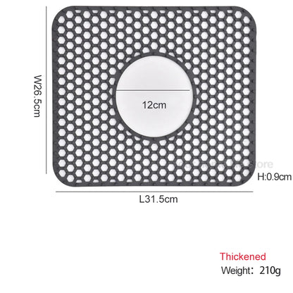 Sink Protectors for Kitchen Sink,Sink Mat,Grid Silicone Kitchen Sink Mat for Bottom of Stainless Steel Sink,Heat resistant mat