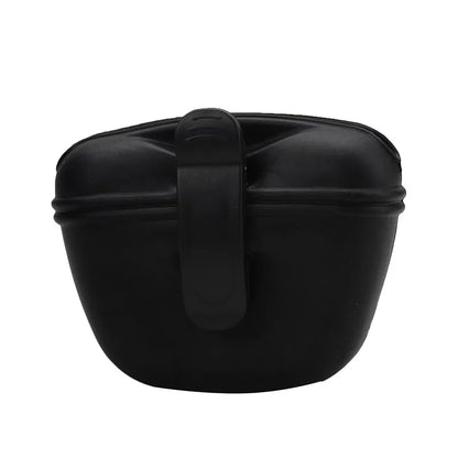 Silicone Dog Treat Bag Outdoor Feeder Puppy Snack Pouch Food Reward Storage Bag Pet Portable Dog Training Waist Bag