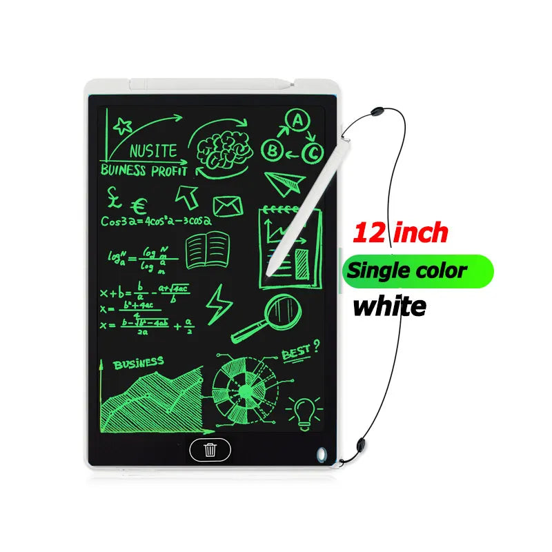 Tablets Electronic Handwriting Pad 12 inch Writing Board Drawing Tablet LCD Screen Writing Tablet Digital Graphic Toys for child