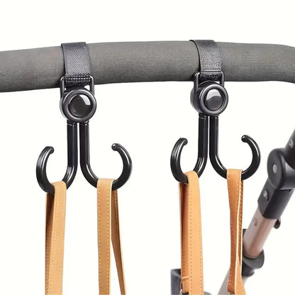 Baby Stroller Organizer Hooks Easy to Carry Strong and Durable Hook Clip Suitable for Purse Mommy Bags