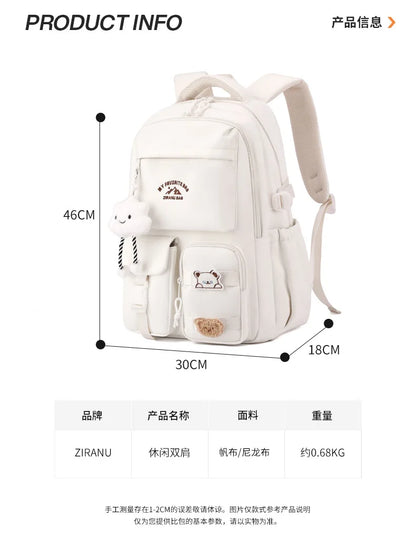 2025 Fashion Girls Waterproof School Bags For Light Weight Children Backpack school bag Printing Kids School Backpacks mochila