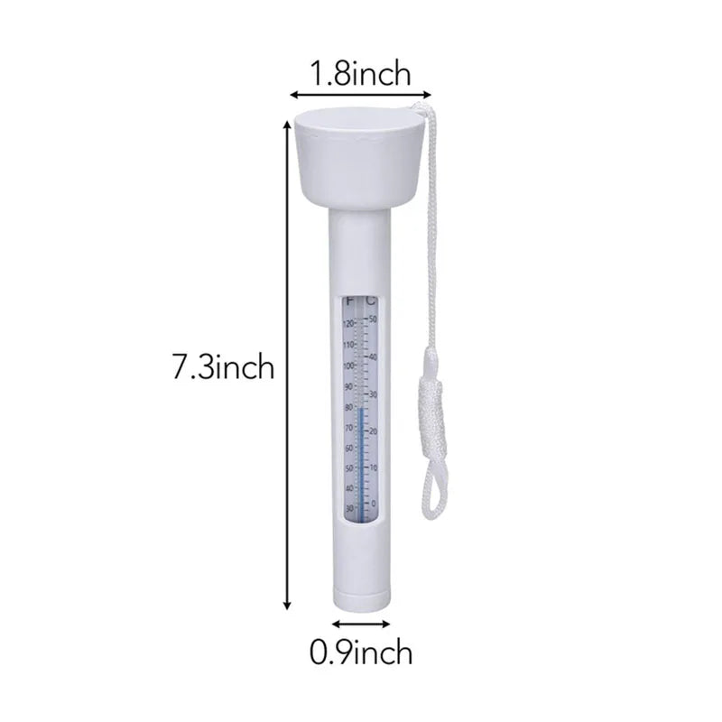 New  Portable swimming pool floating thermometer Bathtub fish pond thermometer Special thermometer measuring pool accessories