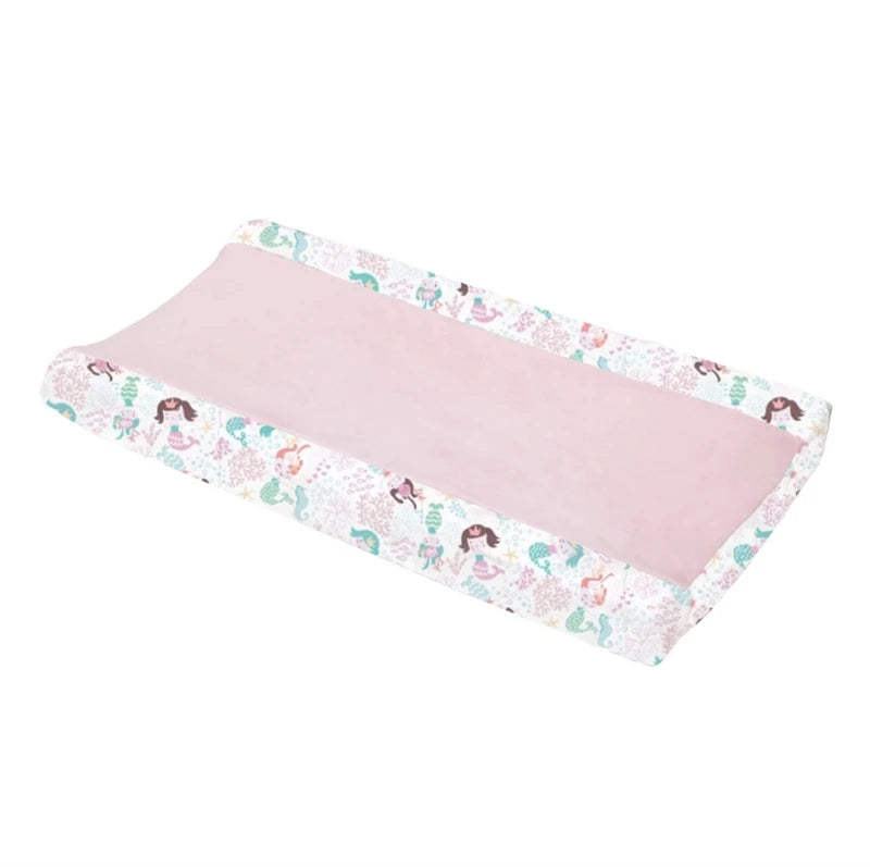 Portable Baby Changing Pad Cover Soft Breathable Changing Table Sheets Newborn Infant Changing Pad Covers for Babies A2UB