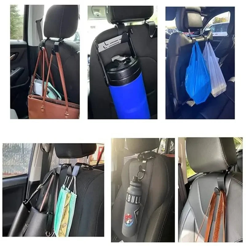 Universal Car Seat Headrest Hook For Auto Back Seat Storage Organizer Hanger Storage Holder For Handbag Purse Bags Clothes Coats