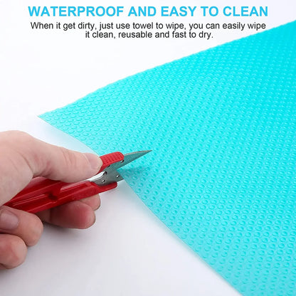 5/3/1PCS Refrigerator Mats Refrigerator Liners Refrigerator Pads Shelf Mats Washable Fridge Liners Drawer Table Placemats