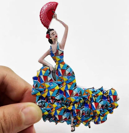Europe Spain Barcelona Madrid Valencia Alicante Benidorm  3D Fridge Magnets Decoration Handicraft Magnetic Refrigerator