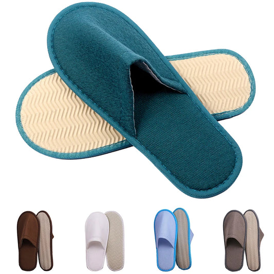 Home Loafer Shoes Hotel Slippers Unisex Women Men Wedding Shoes Guest Slippers Slippers Flip Flop Non-slip Soild Color