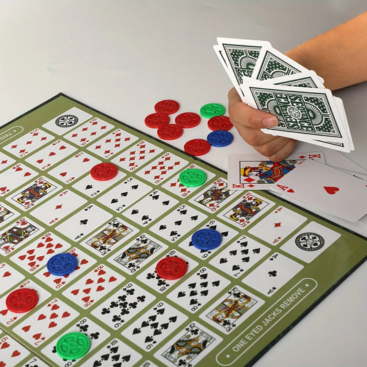 board games, classic strategy board games, party games, outdoor picnic games, sequence board game jumbo,board games,sequence gam