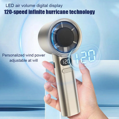 Handheld Fan Portable Small Fan USB Rechargeable Battery Fan Cooling USB Hand Fan Personal Highspeed Fans