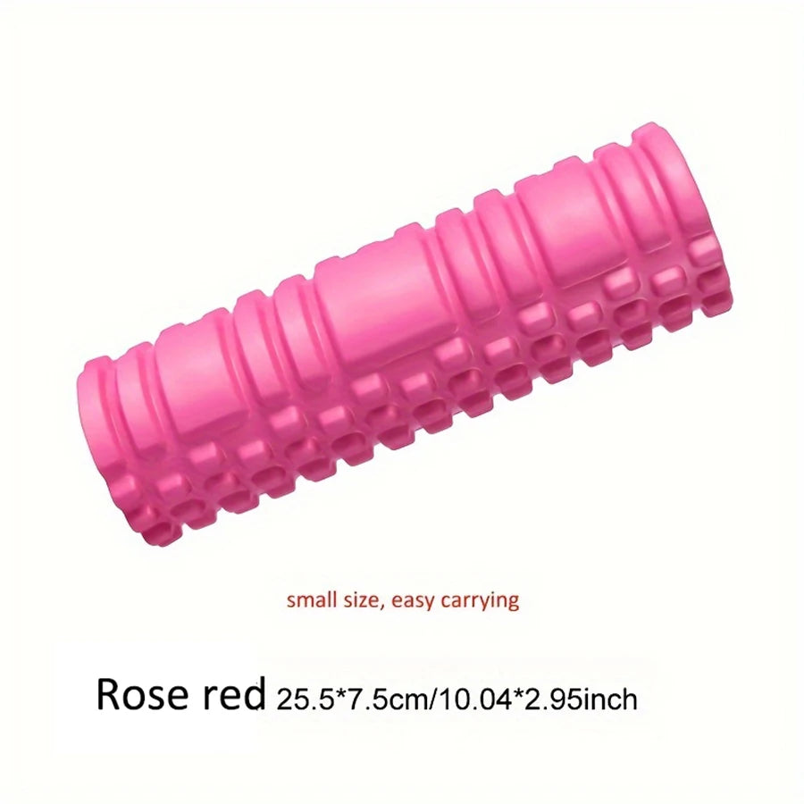 Mini Foam Roller Yoga Column Gym Fitness Pilates Foam Roller Exercise Back Massage Roller Body Stretching Fitness Massage 25.5cm