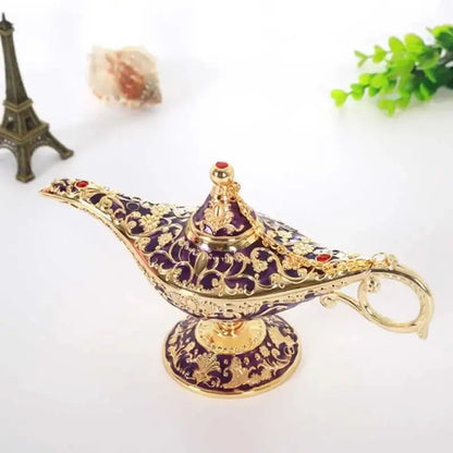 Aladdin Lamp Decorative Ornament Large European Retro Home Decoration Metal Decoration Crafts Holiday Gift