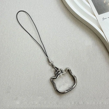 New 2-in-1 Mobile Phone Hanging Rope Foldable Kickstand Desktop Phone Holder Cell Phone Accessories Phone Lanyard