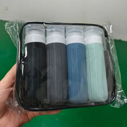 90ML Travel Bottle Set Refillable Lotion Shampoo Shower Gel Tube Bottling Cosmetic Empty Liquid Leak Proof Container Accessories