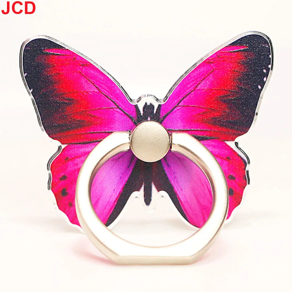 JCD 1pc Luxury Universal Beautiful Butterfly Mobile Phone Handle Holder Suitable Mobile Phone Ring Holder Mobile Phone Holder
