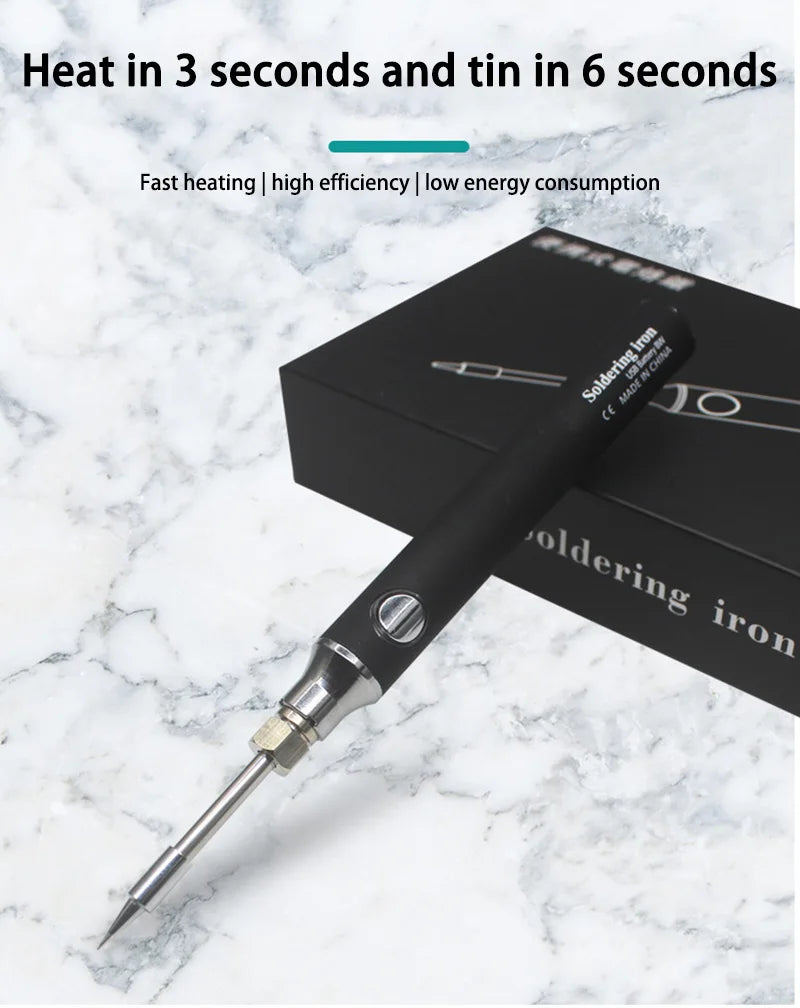 Xiaomi Wireless Charging Electric Soldering Iron Solder Iron Mini Portable Soldering Iron Tip Rework Accessories Tool Parts NEW