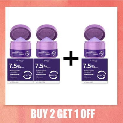 Whitening Tooth Powder Improve Plaque Stain Tartar Removal Deep Cleaning Oral Reduce Bad Breath Lasting Fresh Tooth Care Product