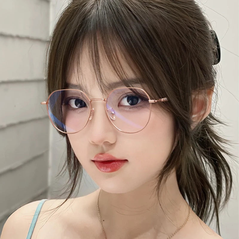 Unisex Interchangeable Lenses Home Vegan Anti-blue Light Glasses Transparent Radiation Glasses