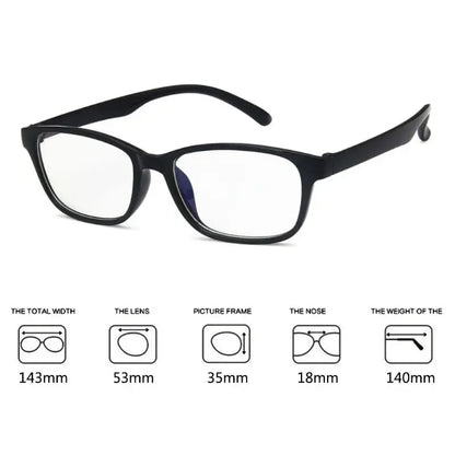 Computer Glasses Protection Anti Blue Radiation Blocking Men Women Computer Goggles Spectacles
