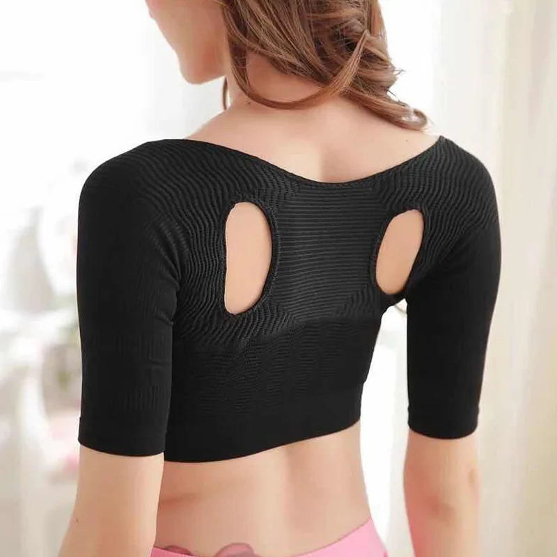 Upper Arm Shaper Posture Corrector  Shapewear Tops Chest Brace Up Vest Women Arm Shoulder Compression Sleeves Body Shaper Corset
